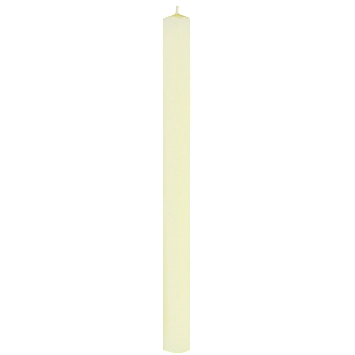 100% BEESWAX 1-1/2" x 25-1/2" PLAIN END CANDLE STICK