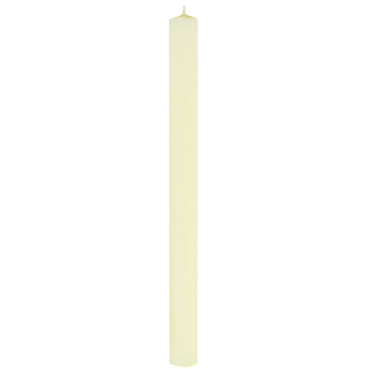 100% BEESWAX 1-1/2" x 25-1/2" PLAIN END CANDLE STICK