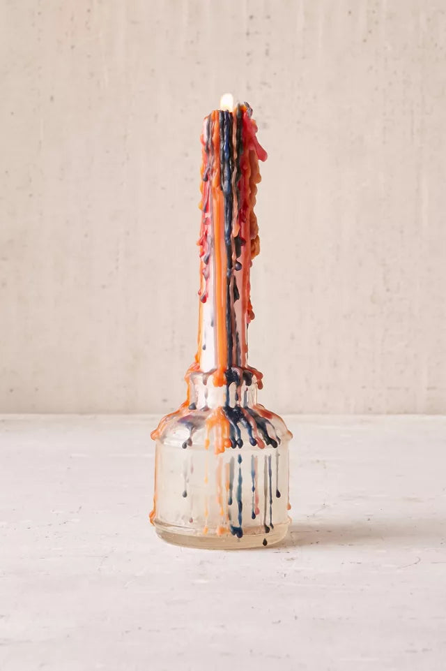 10 inch Multicolor Drip Taper Candles