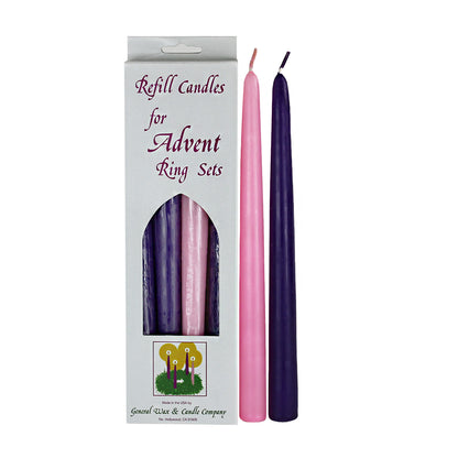 ADVENT ASSORTMENT TAPER CANDLES