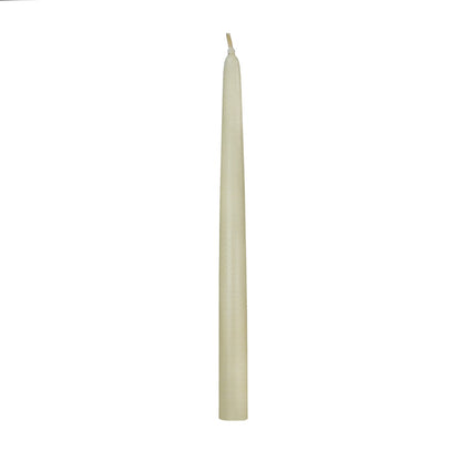 12 inch taper candle ivory