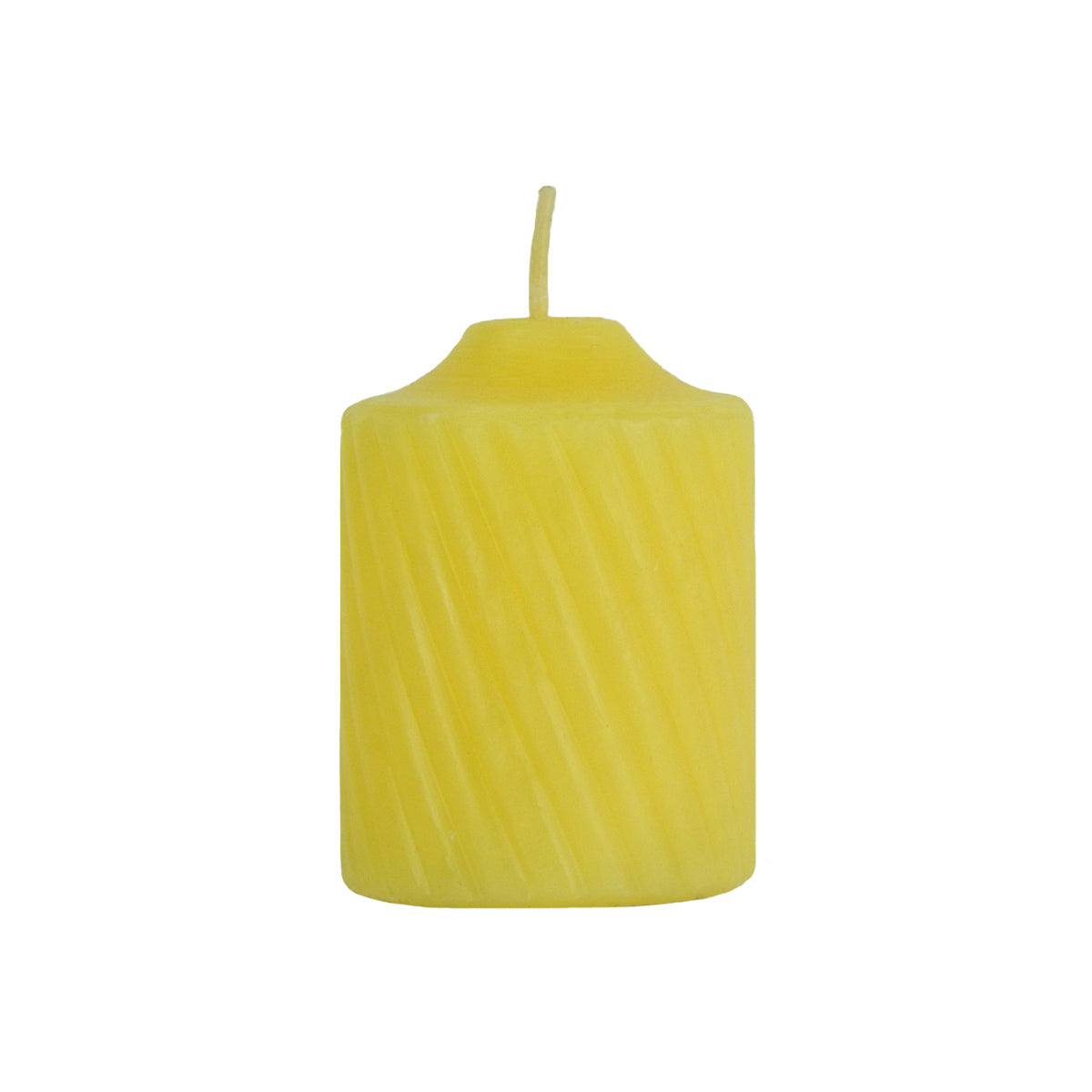 15-hour scented votive candles yellow lemon