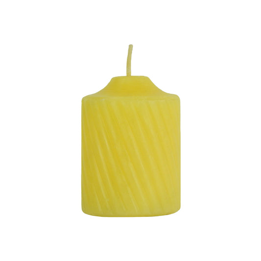 15-hour scented votive candles yellow lemon