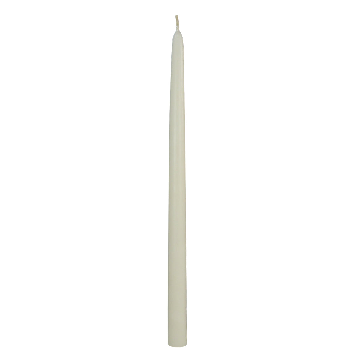 15 inch taper candle ivory