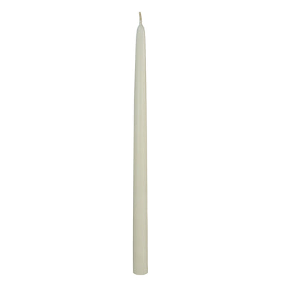 15 inch taper candle ivory