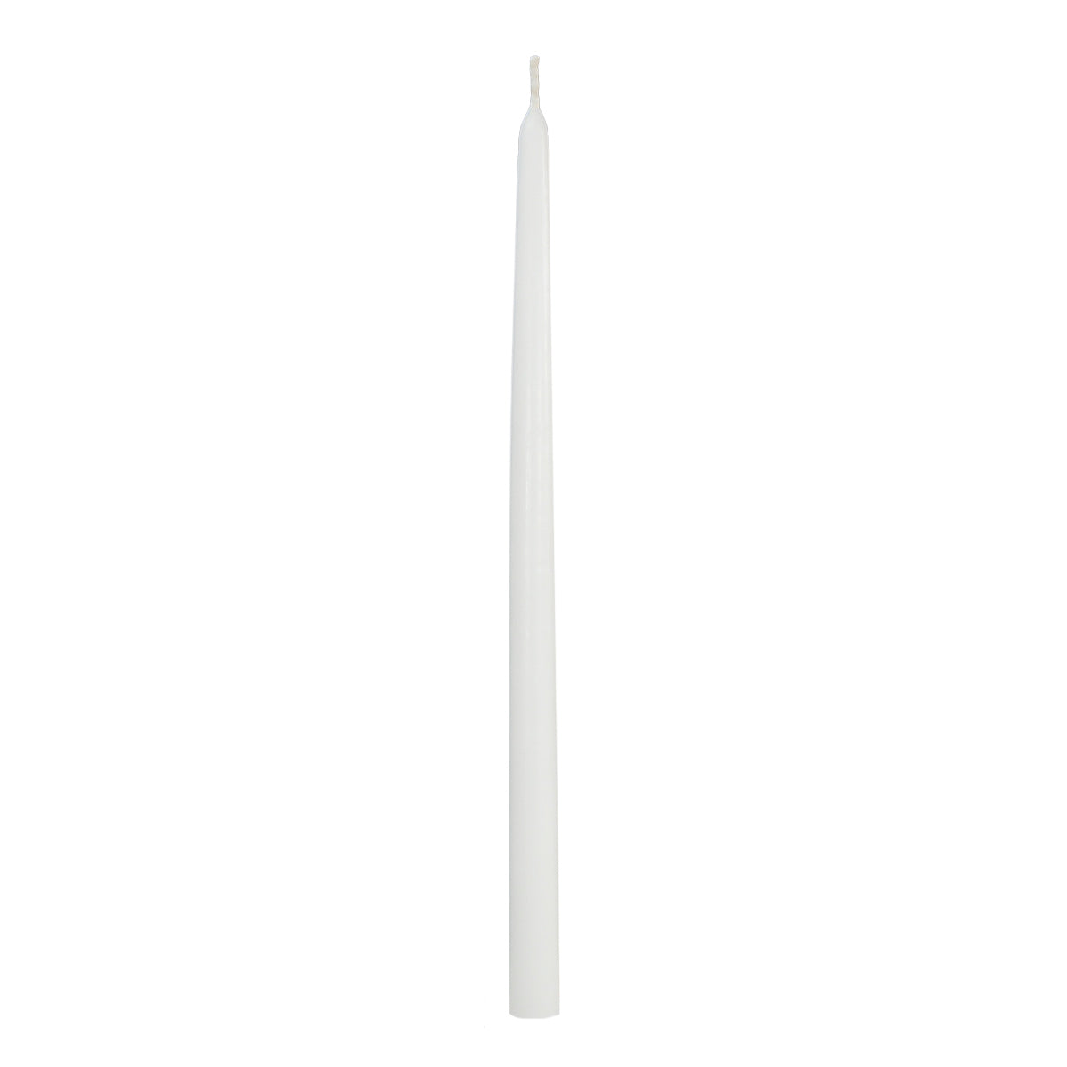 15 inch taper candle white