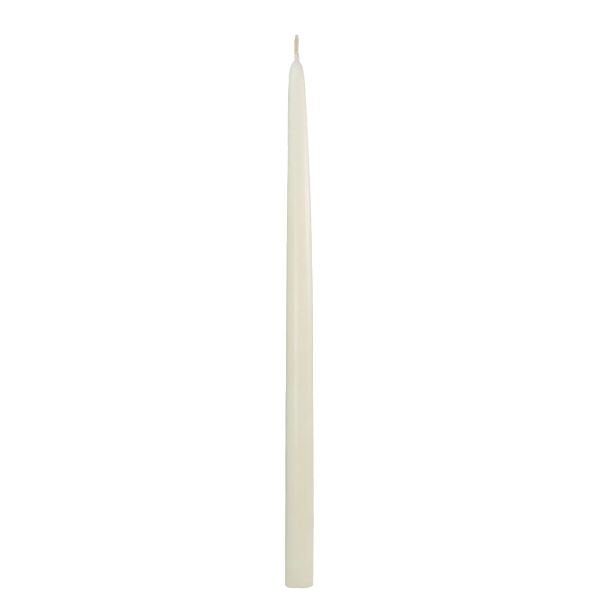 Ivory 18 inch taper candles 