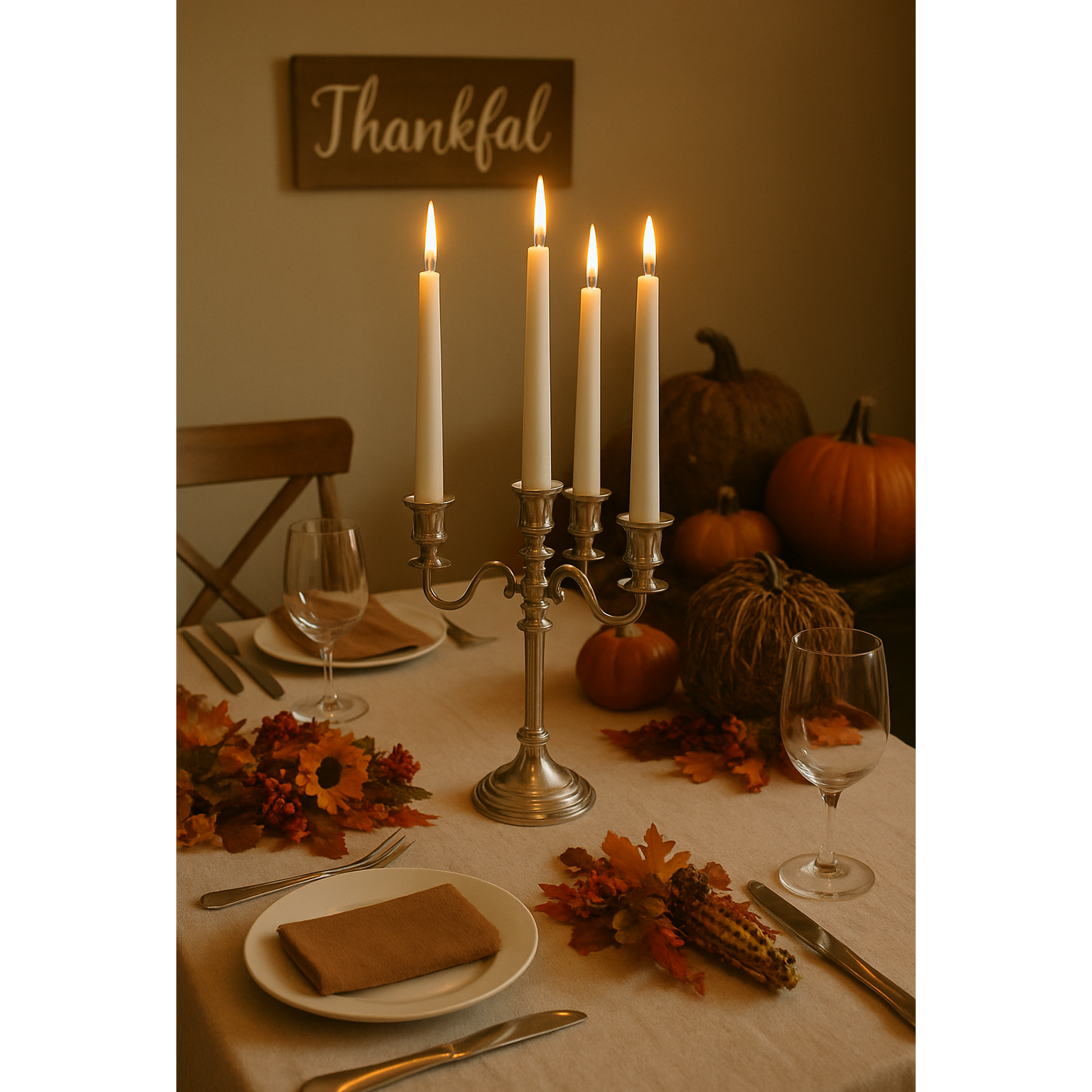 classic white household candles for events