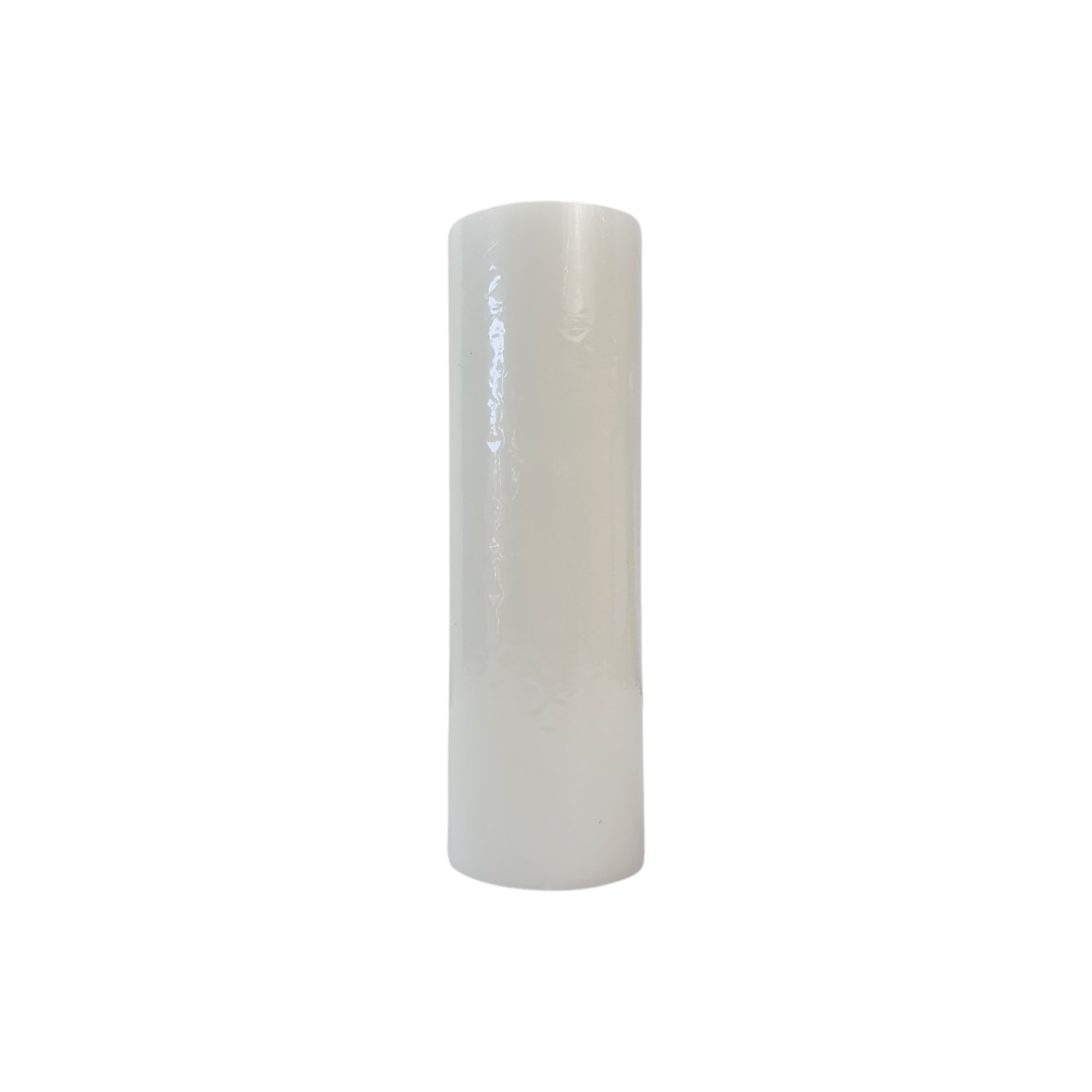 3 x 9 White fireside pillar candle