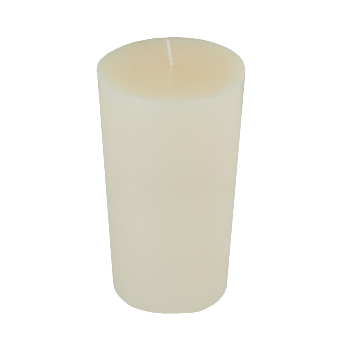 3.8" x 7.8" FIRESIDE WHITE PILLAR CANDLES