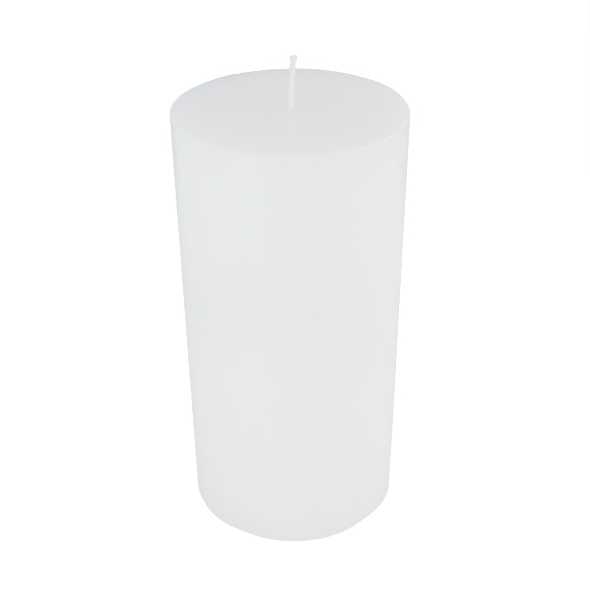 3.8" x 7.8" FIRESIDE WHITE PILLAR CANDLES