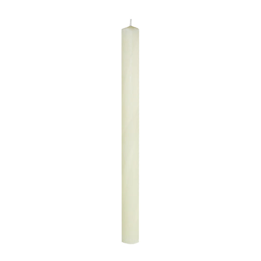 51% Beeswax 1-1/2" x 12-3/4" Groove Base Candle Stick