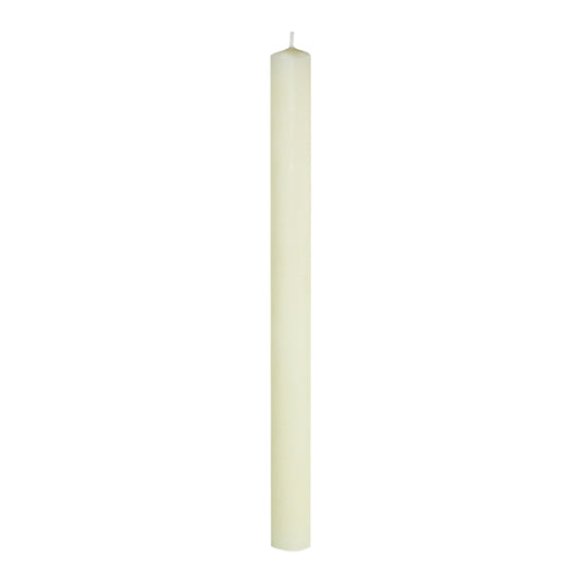 51% Beeswax 1-1/2" x 17" Groove Base Candle