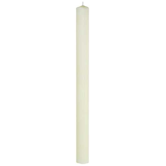 51% Beeswax 1-1/2" x 25-1/2" Plain End Candle Stick