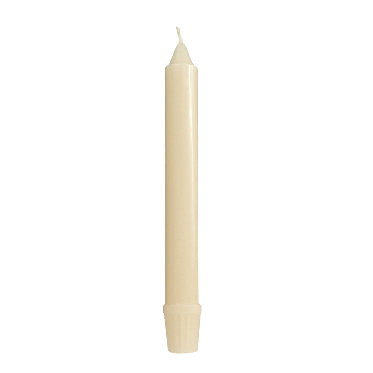 8 inch formal dinner candle ivory