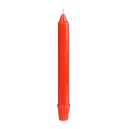 8 inch formal dinner candle red