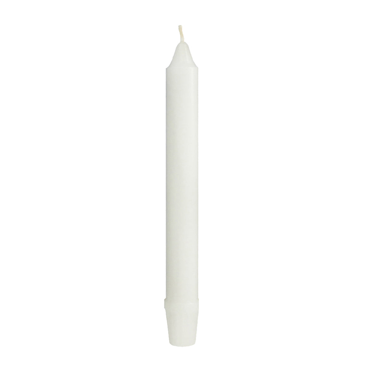 8 inch formal dinner candle white