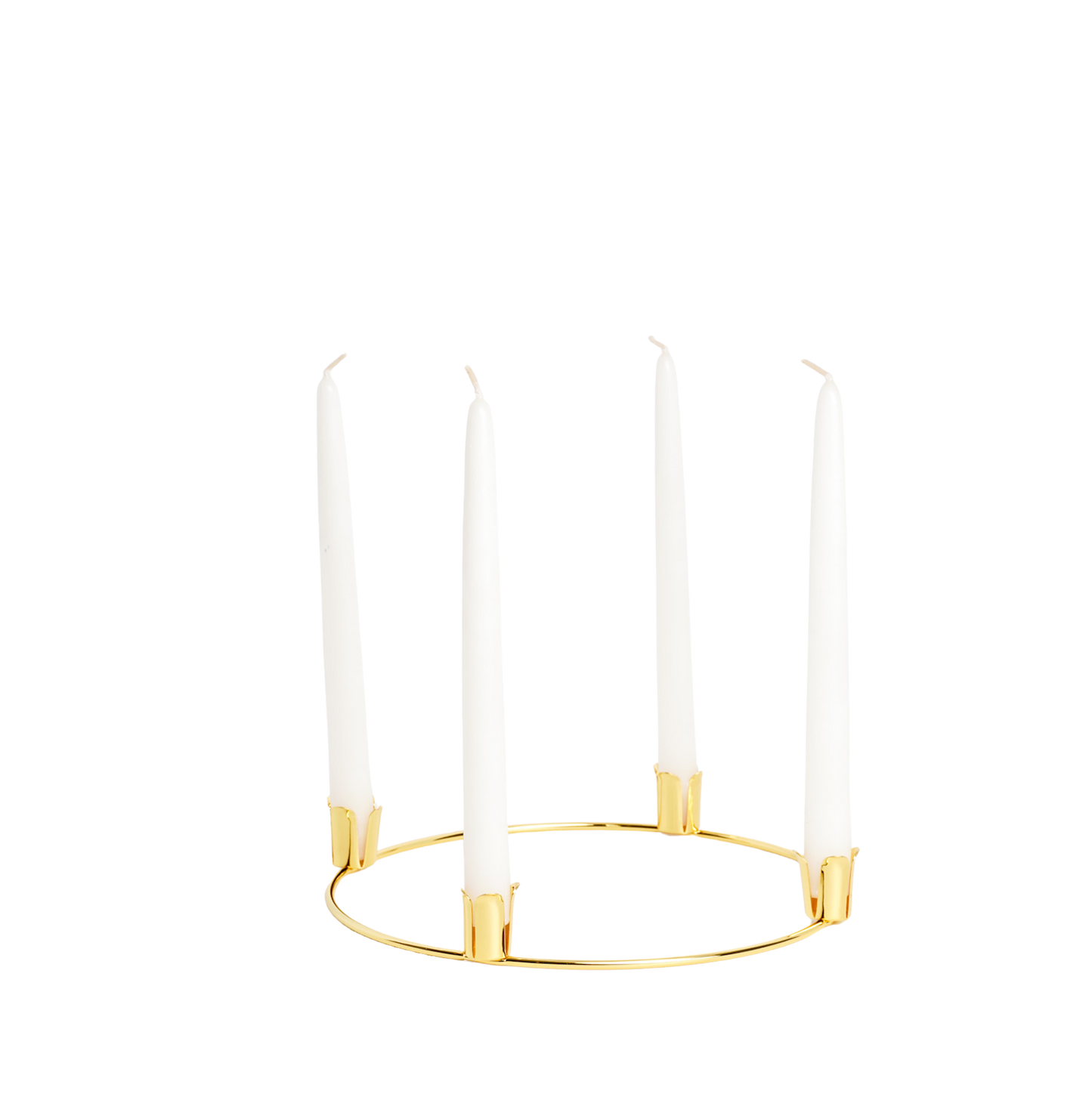 ADVENT TAPER CANDLES in a RING