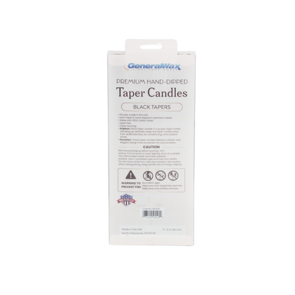 Black Taper Candles