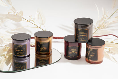 Soy Candle Collection in Translucent Jars