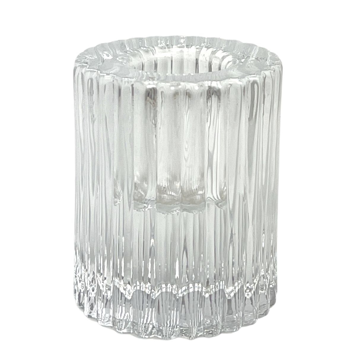 Eiffel Taper Candle Holder Clear