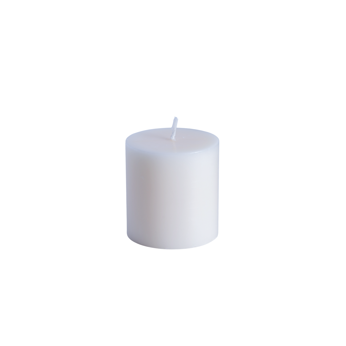 FIRESIDE WHITE pillar candles 2.8X2.8