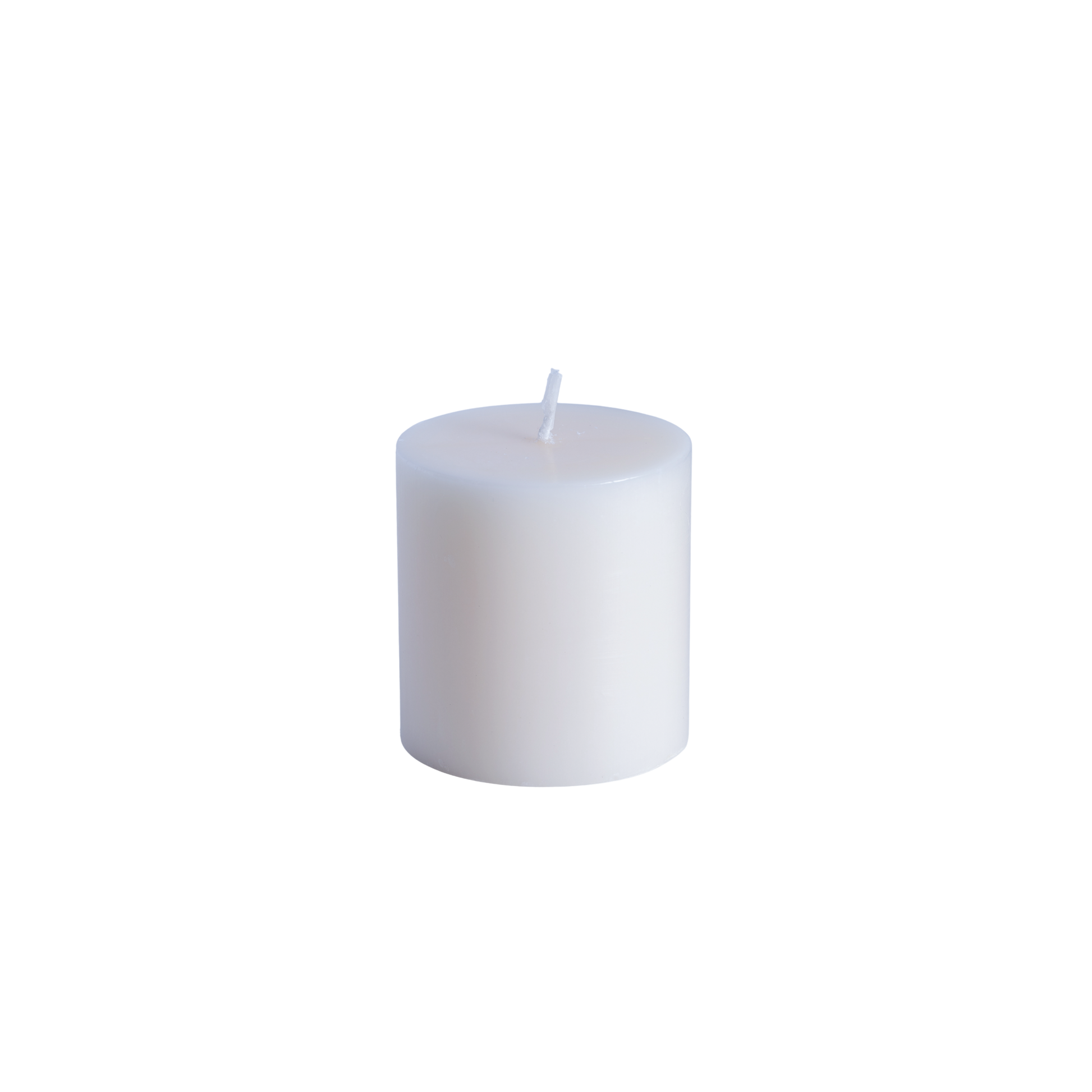FIRESIDE WHITE pillar candles 2.8X2.8
