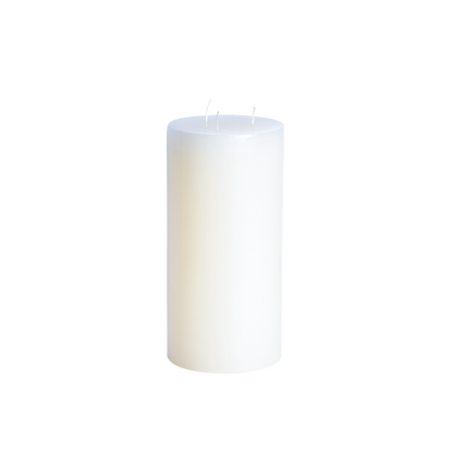 FIRESIDE WHITE Pillar candles 5.8X11.8 