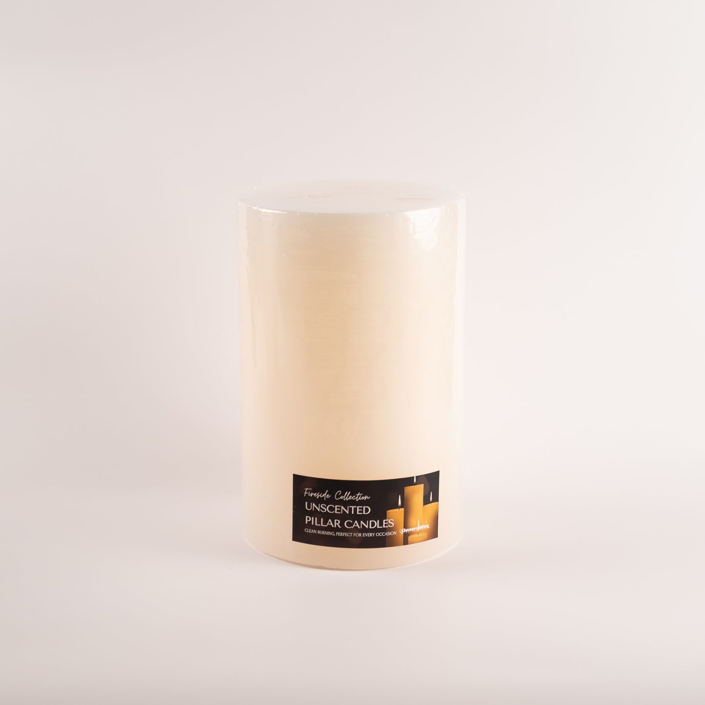 Fireside collection 3 wick pillar candle for weddings events and hospitality use