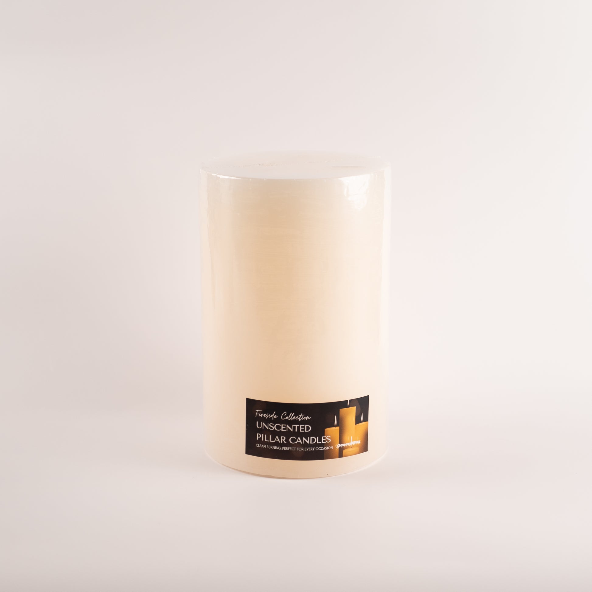 Fireside collection 3 wick pillar candle for weddings events and hospitality use