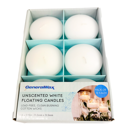 Floating Candles White color