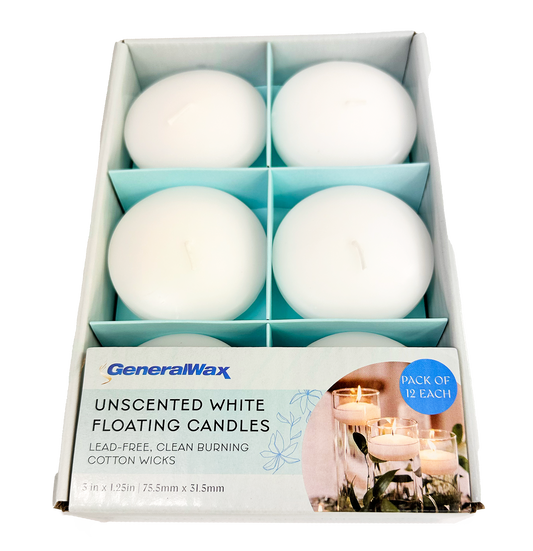 Floating Candles White color