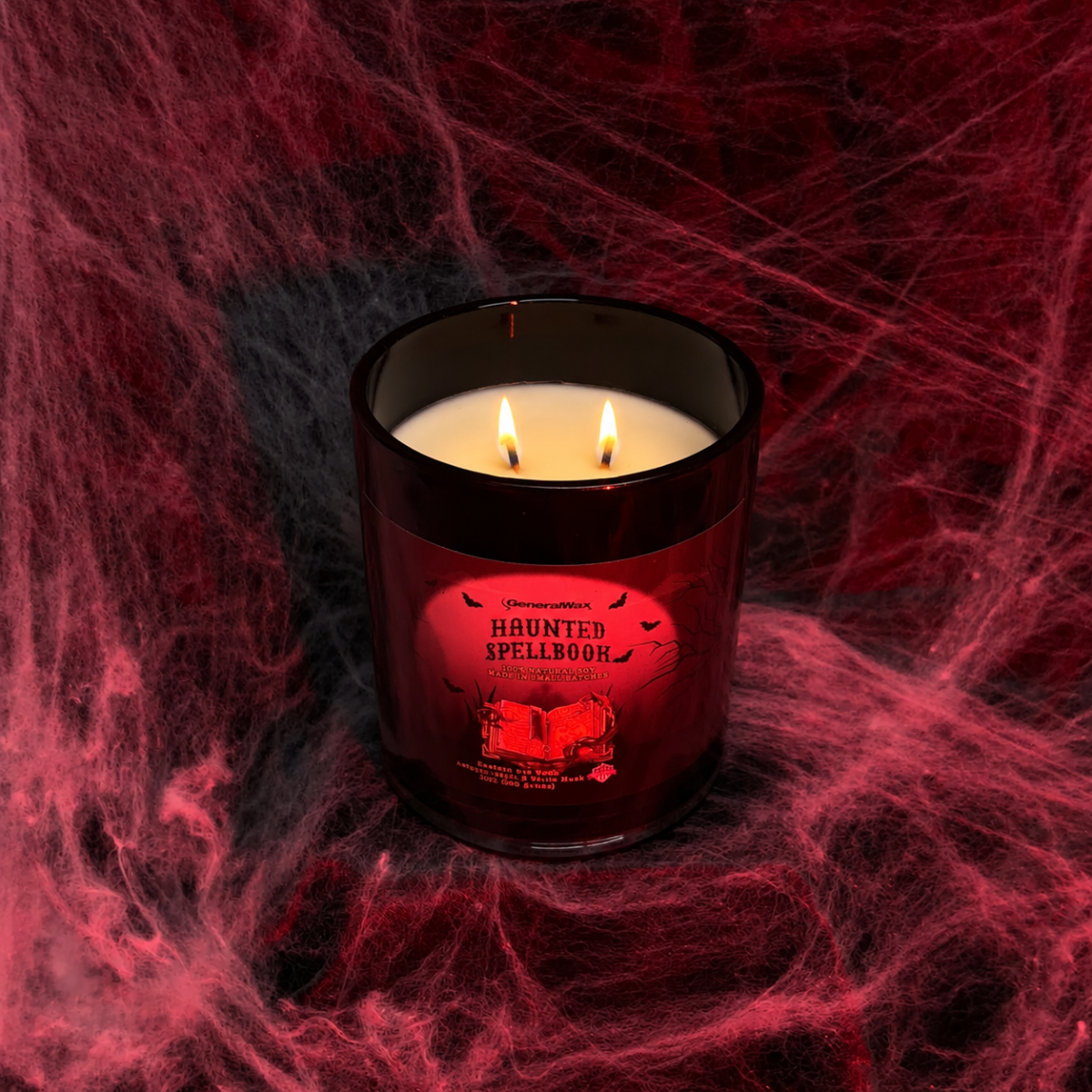 Haunted Spellbook Oud Scented Candle soy candle