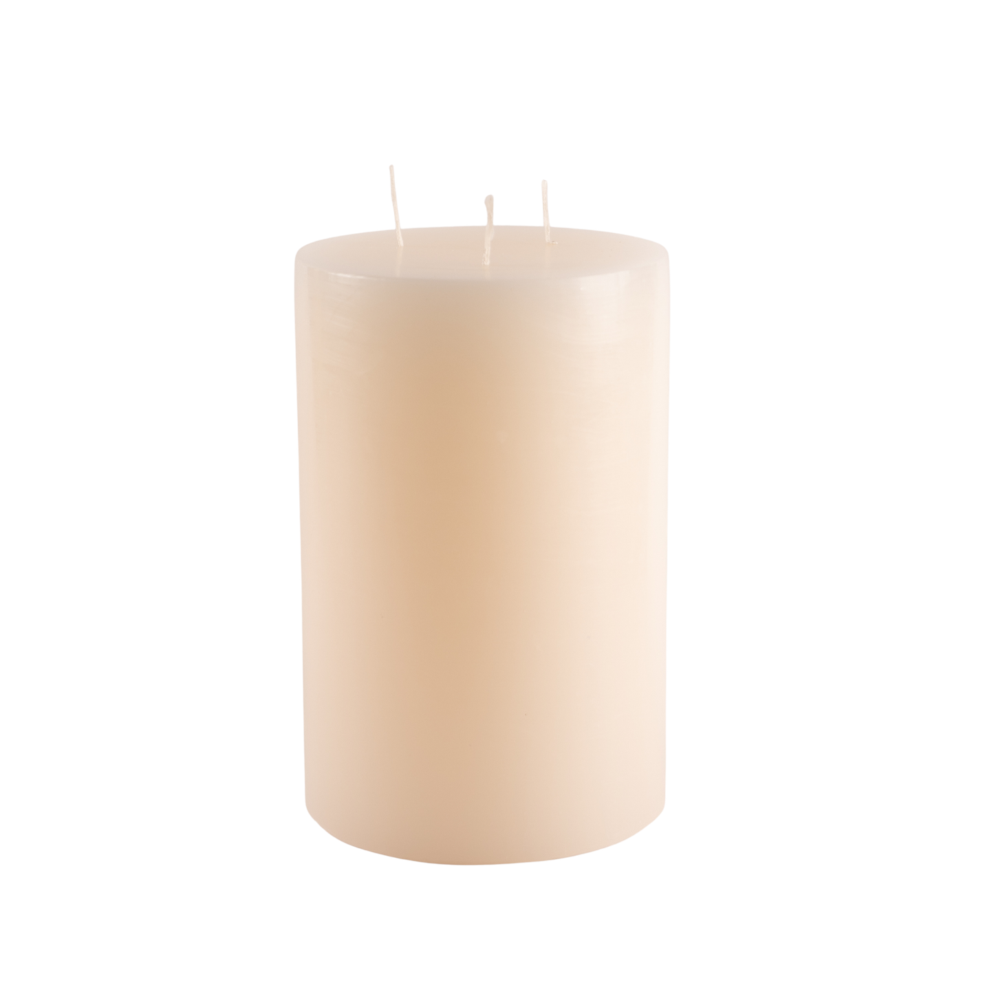 Ivory 3 wick pillar candle