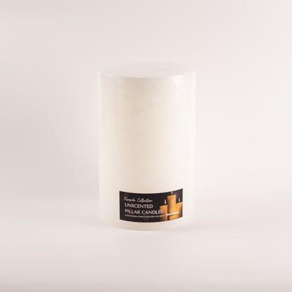 Large 3 wick pillar candle 5.8 x 8.8 for event and wedding decor