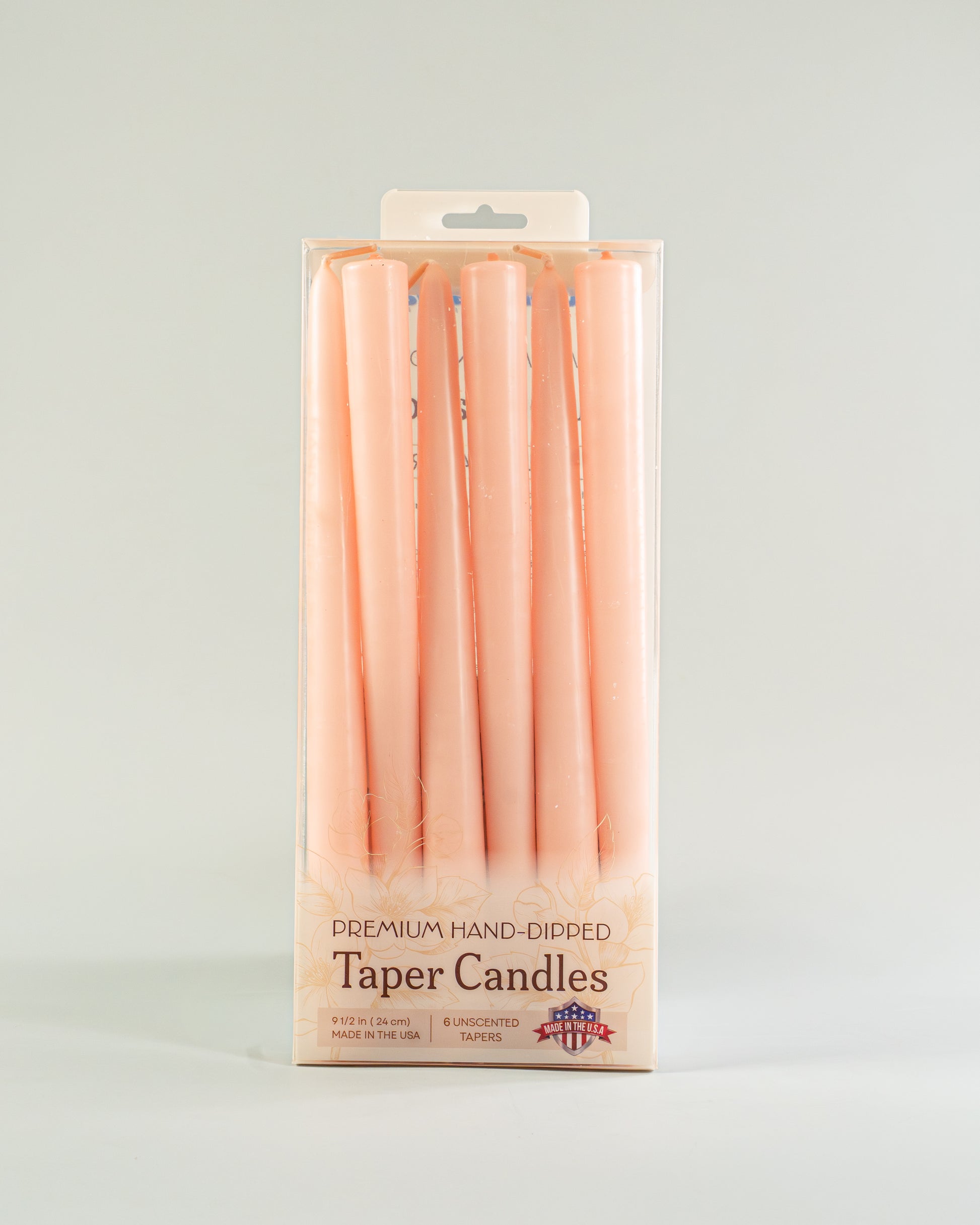 Blush Taper Candles – Premium 10”