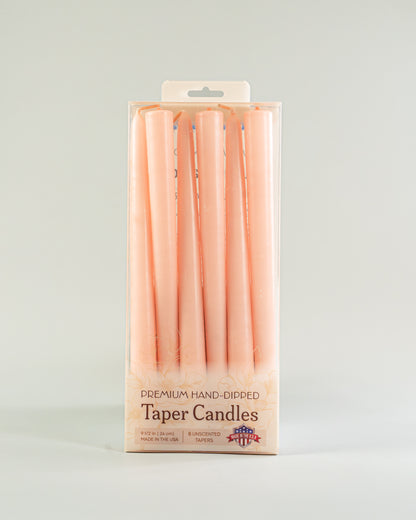Blush Taper Candles – Premium 10”