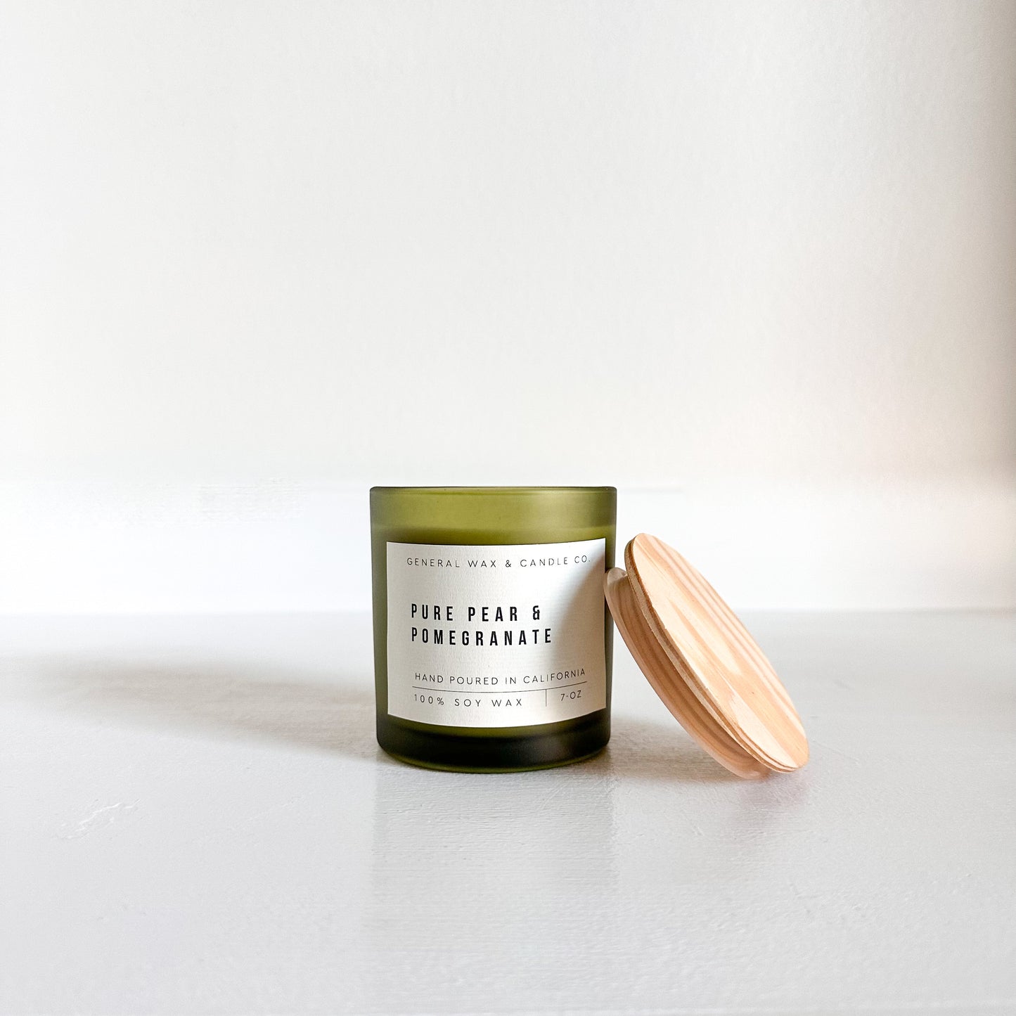 Pure Pear Pomegranate Scented Candle Authenticity Collection