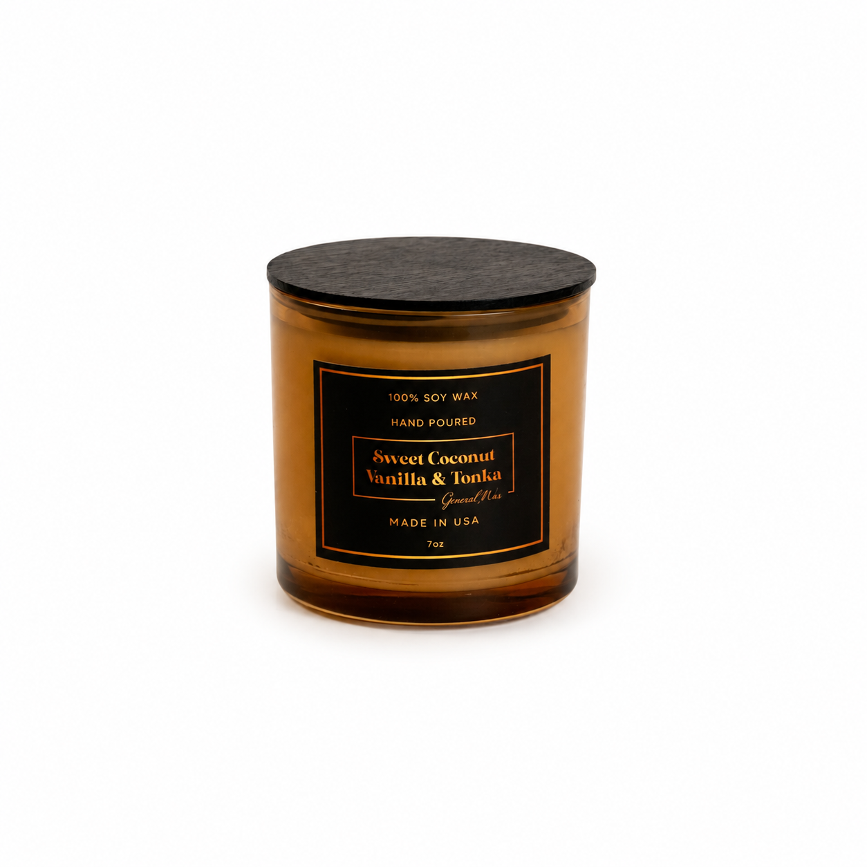 Sweet Coconut Vanilla & Tonka Jar Candle | Soy Scented Jar Candle