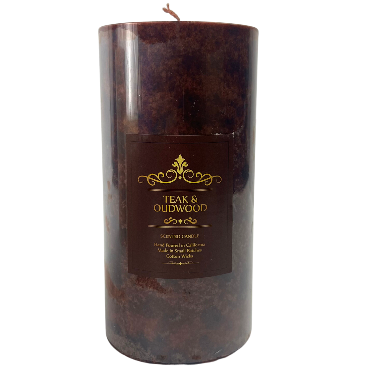 3" x 6" SCENTED MOTTLED PILLAR CANDLES