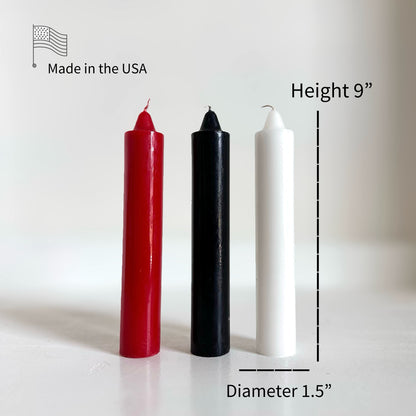 Unscented Jumbo Candles for table centerpieces