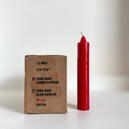 Unscented Jumbo Candles for weddings and ceremonies