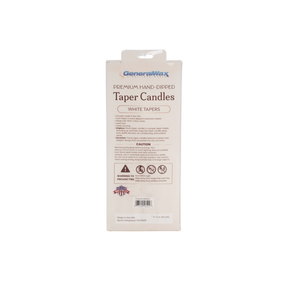 White Taper Candles