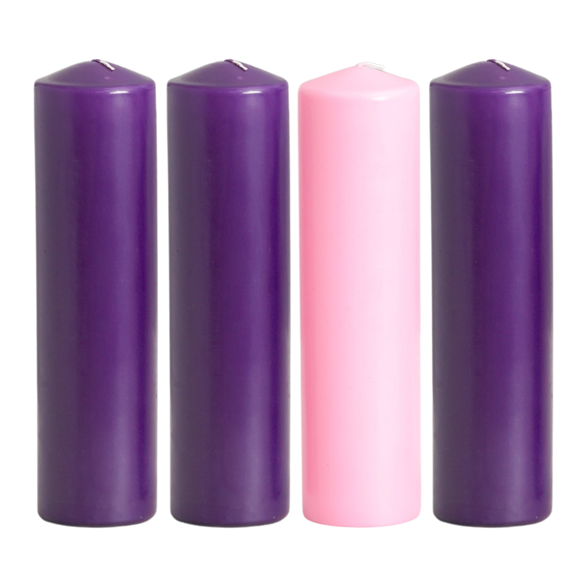 Advent Pillar Candle Set 3 x 12