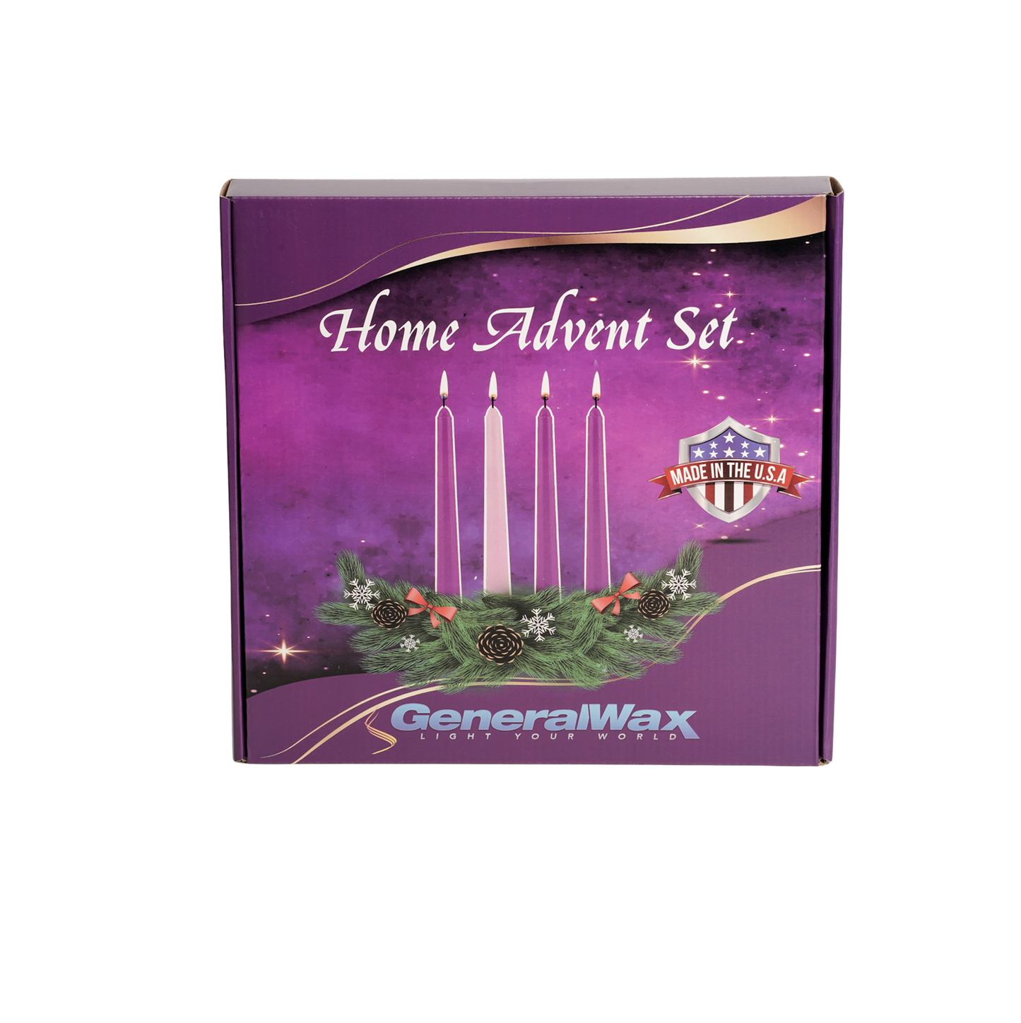 advent taper candles