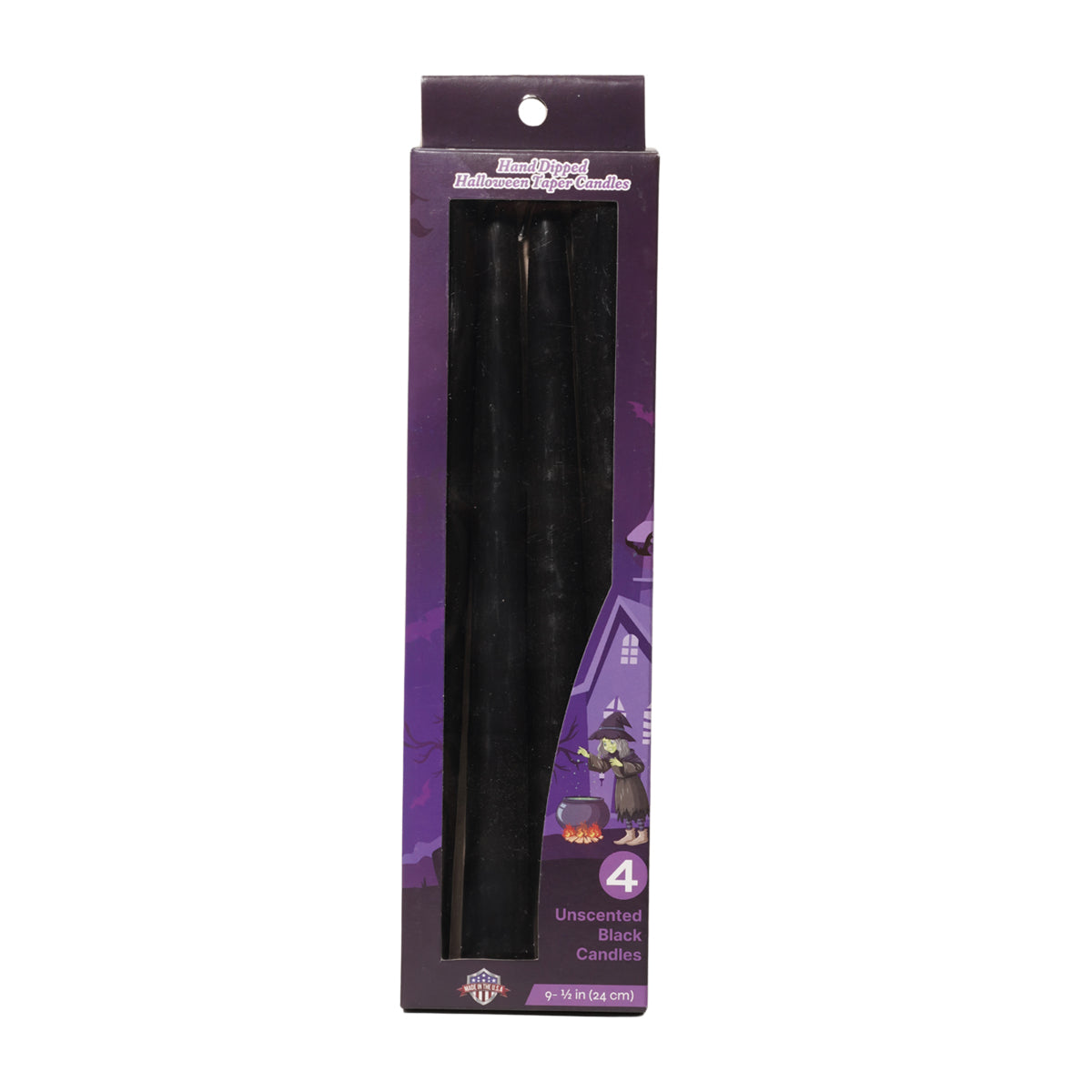 black taper candles