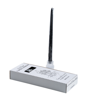 black taper candle 12 inch for weddings and events