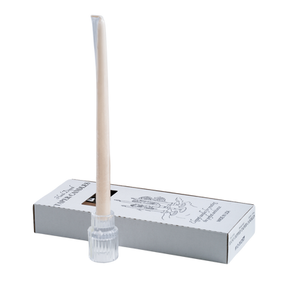 classic ivory 12 inch taper candle for home decor