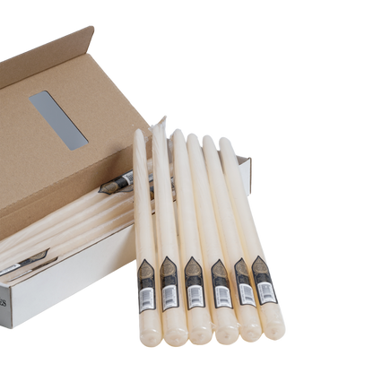 elegant 15 inch ivory candles for table decor