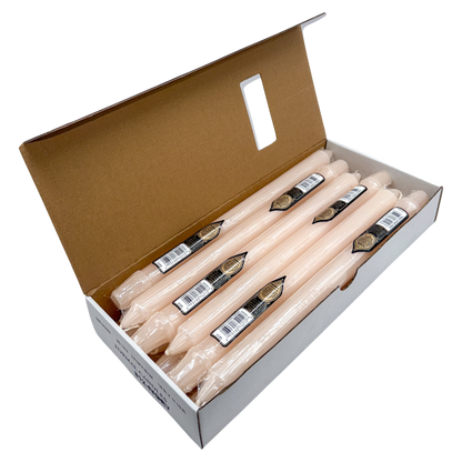 elegant 8 inch taper candles for formal dining table